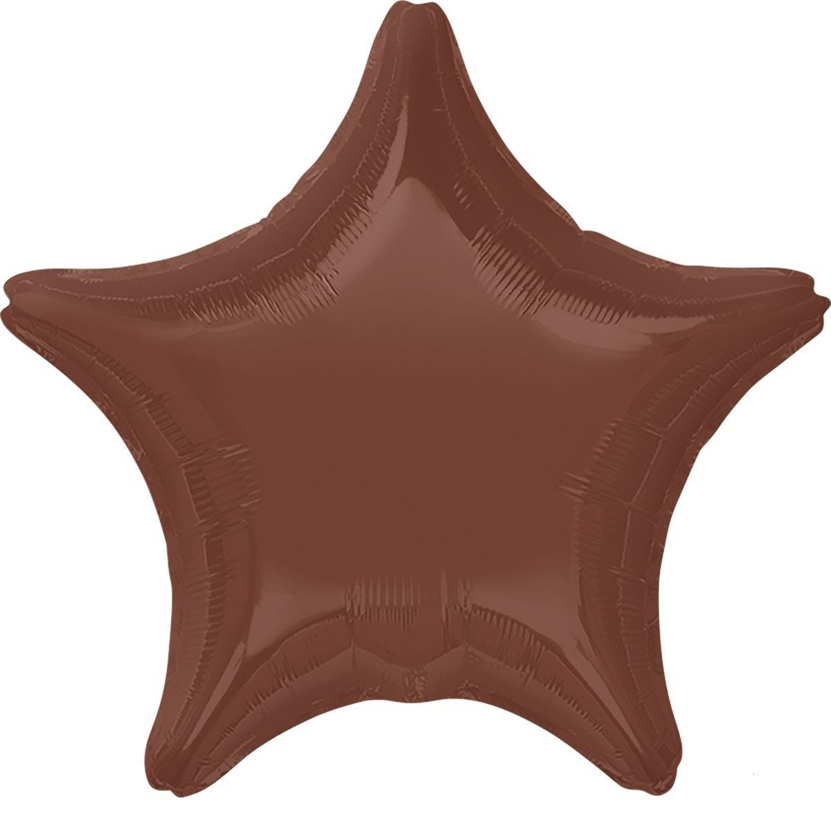 звезда шоколад-коричневая  46см