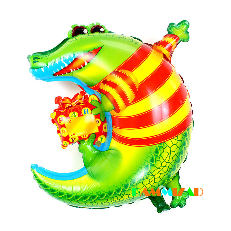 Фигура Крокодил с подарком 60*50см(плохо летает)