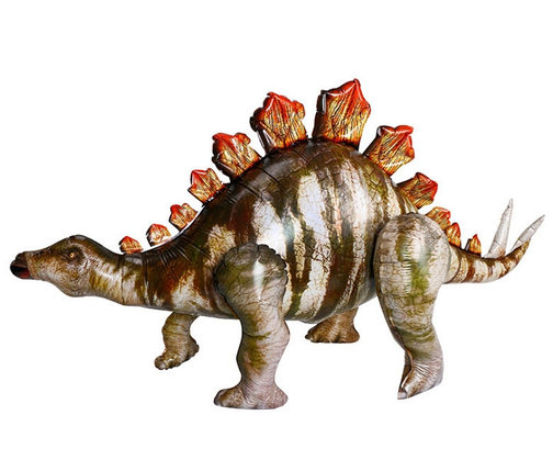  Ходячий шар динозавр Стегозавр - реалистичный 70*133см (уп)