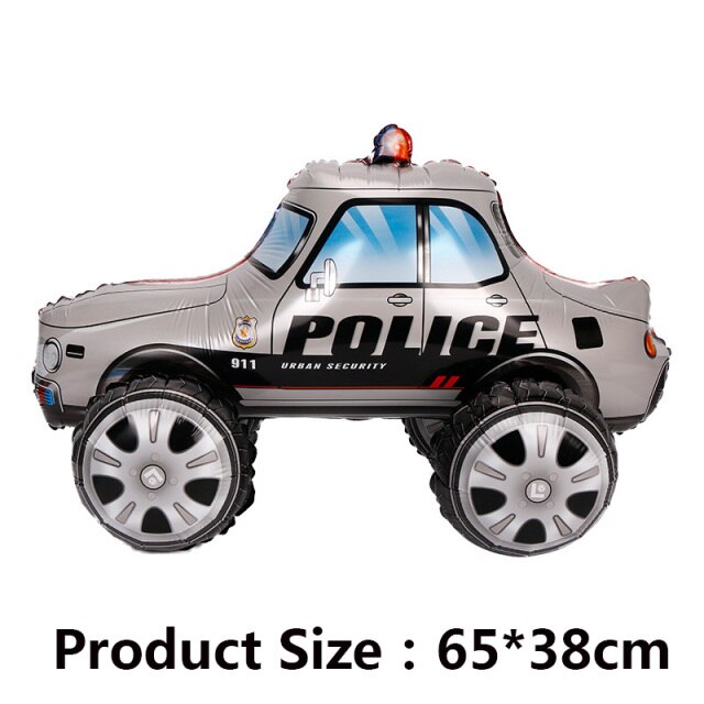 3D Полицейская машина серая 65*38 см