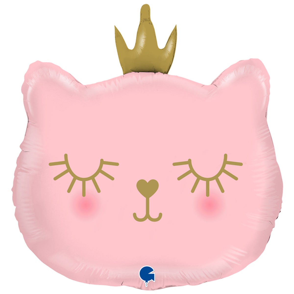 Кошечка-принцесса розовая 49*52 см