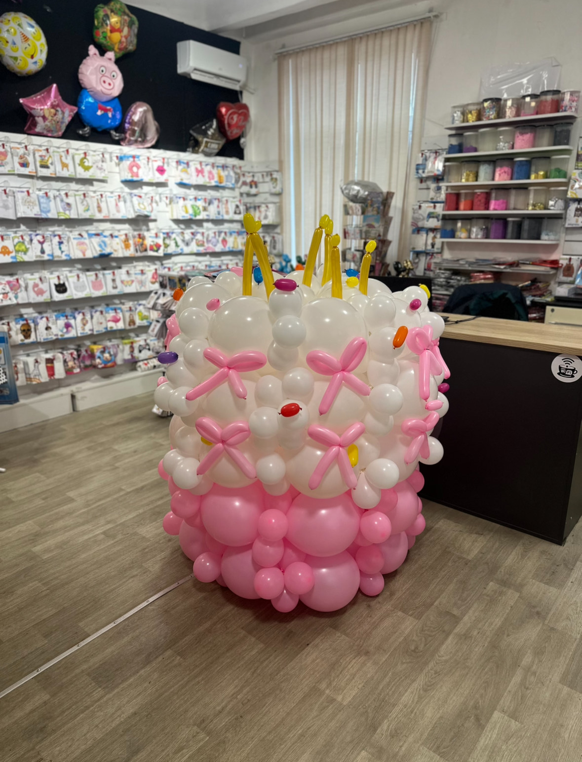 Торт из шаров