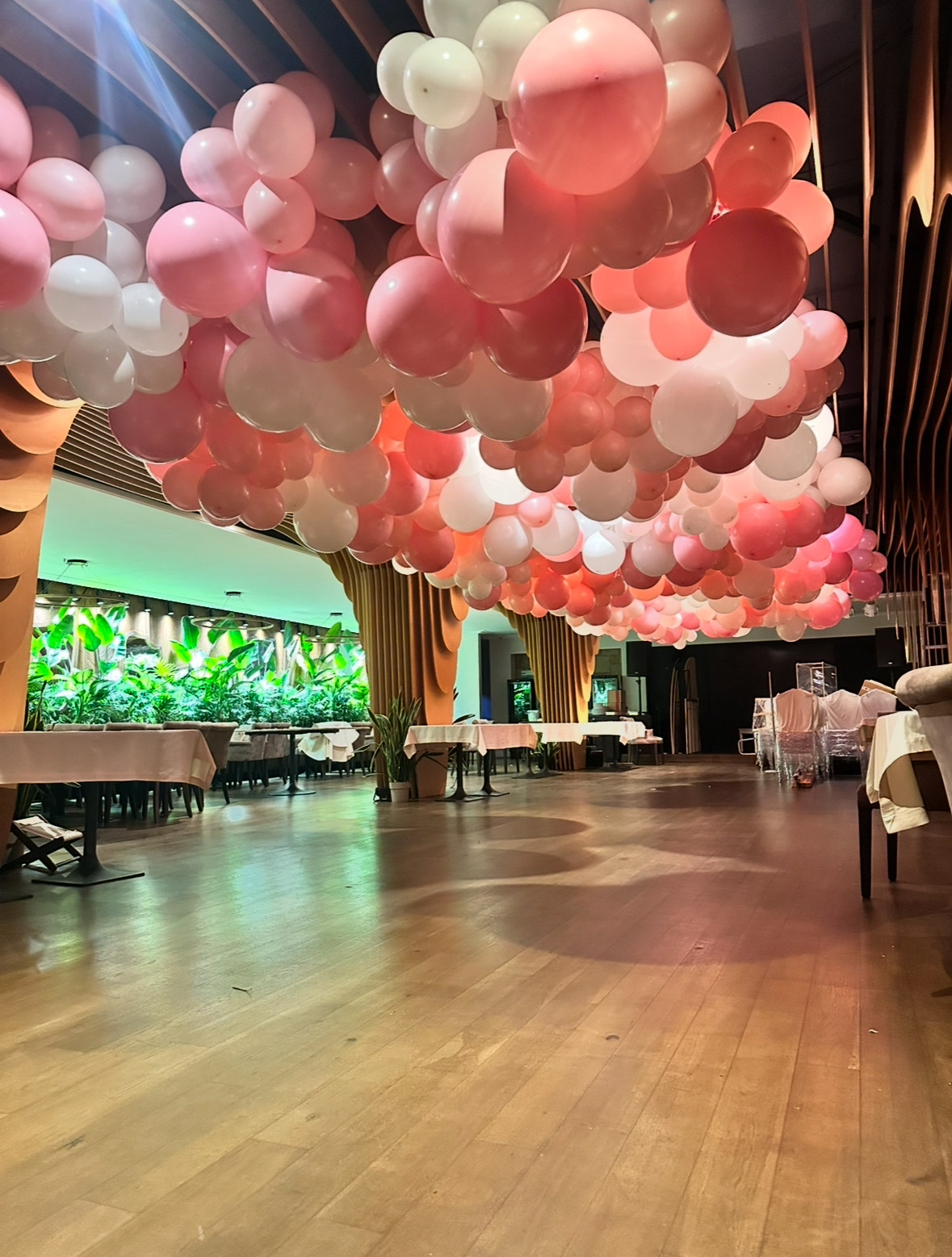 Потолок из шаров дабл(цена за 1 метр)