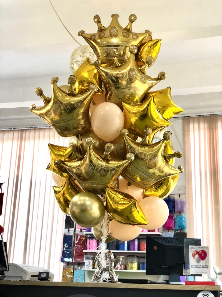 Огромный набор шаров для настоящей принцессы(королевы)