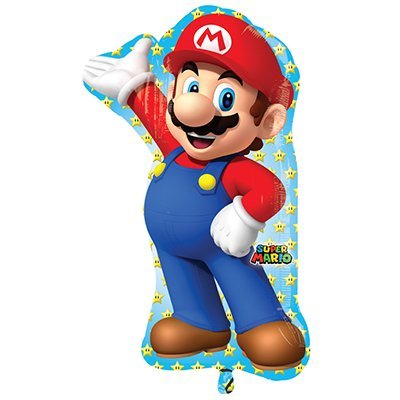 Фольгированный шар  Марио 55 х 83 см