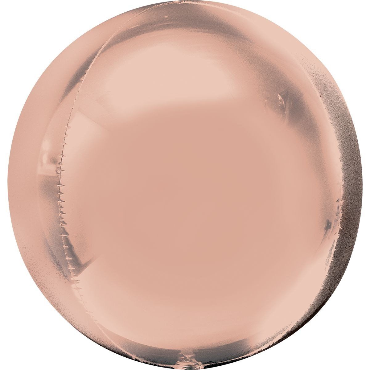 3d сфера 16" металлик розовое золото