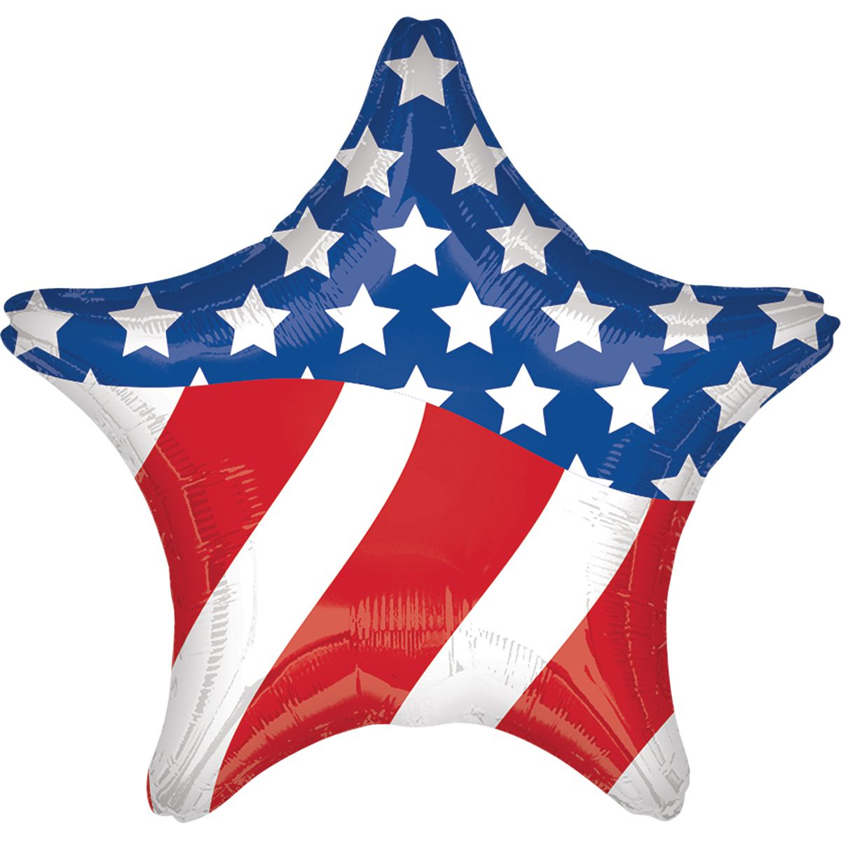 Джамбо 32" звезда американский флаг