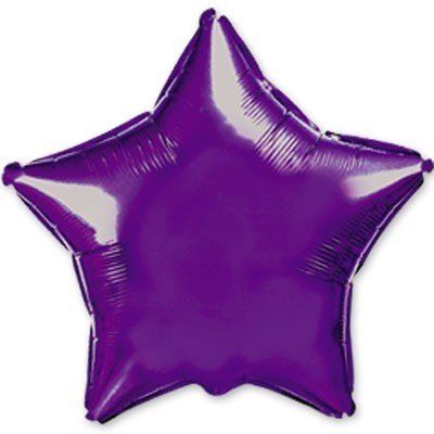 звезда фиолетовая 46см