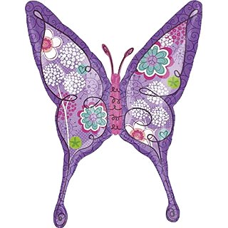 Бабочка фиолетовая 